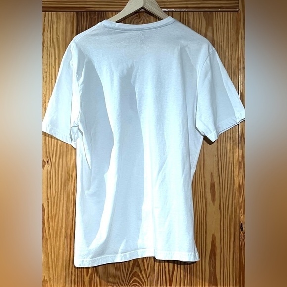 CHAPS Classic Logo White T-Shirt Short Sleeve sz. Large - Picture 3 of 5